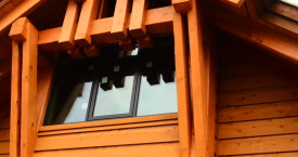 Douglas fir timbers